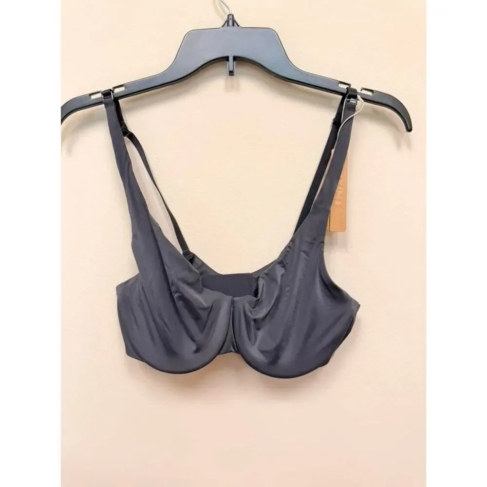 SKIMS SMOOTHING INTIMATES Unlined Minimizer Bra - Onyx Size 34C NWT #1871